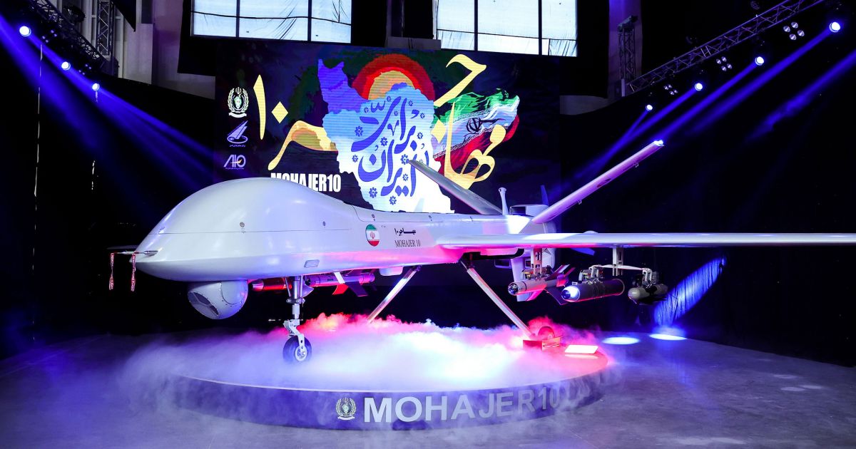 Iran presenterte Mohajer 10 kampdrone – Respublika.lt