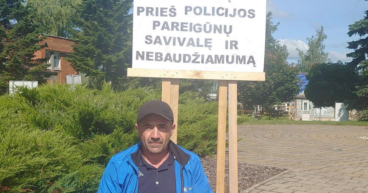 Politiet ber om sultestreik – offeret Moletiškis krever rettferdighet – Respublika.lt